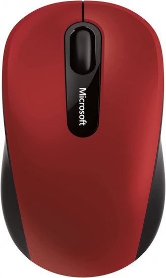 עכבר Bluetooth אלחוטי מיקרוסופט Microsoft Bluetooth Mobile 3600 Mouse - דגם PN7-00013 אדום