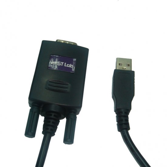 כבל סריאלי STLab U-225 מחיבור USB לחיבור RS232