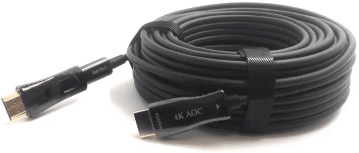 כבל AOC HDMI to MICRO HDMI 2.0 מבוסס סיב אופטי באורך 10 מטר Gold Touch 4K 60Hz