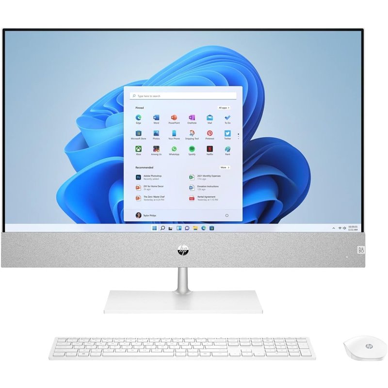 מחשב All-in-One ללא מסך מגע HP ProOne 240 G10 885G6EA#ABT - לבן