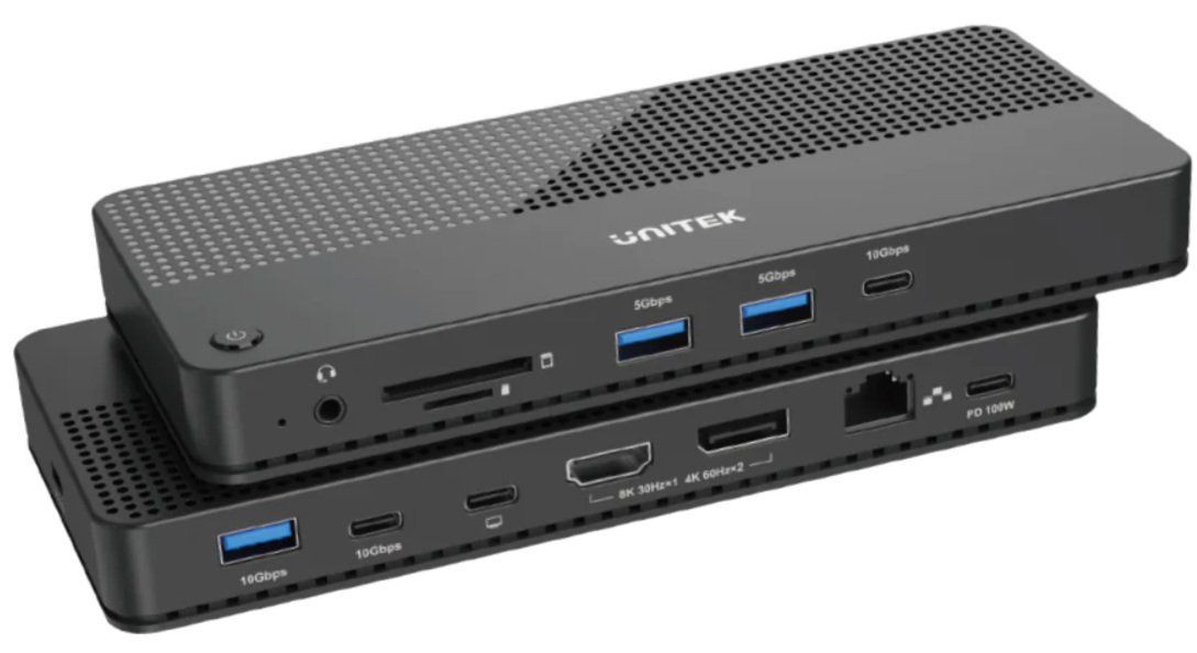 תחנת עגינה Unitek USB4 8K Multi-Port Hub 12-in-1 D1079A