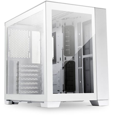 lian-li atx case o11dmi-s dynamic mini snow edition