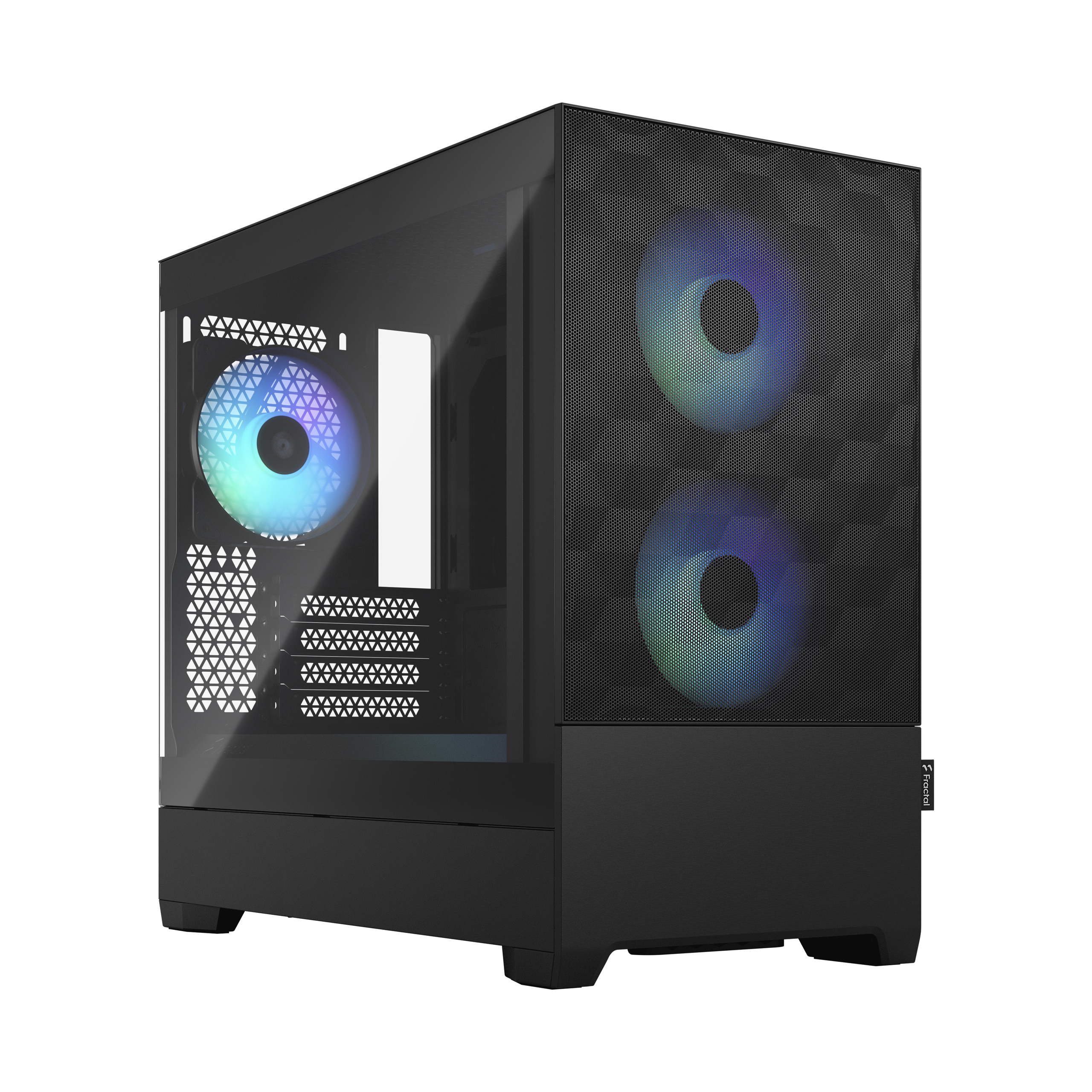 fractal design pop mini air rgb black tg clear tint