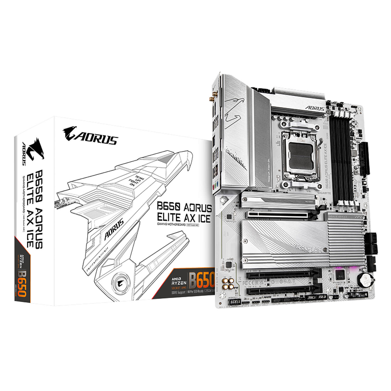 gigabyte b650 aorus elite ax ice