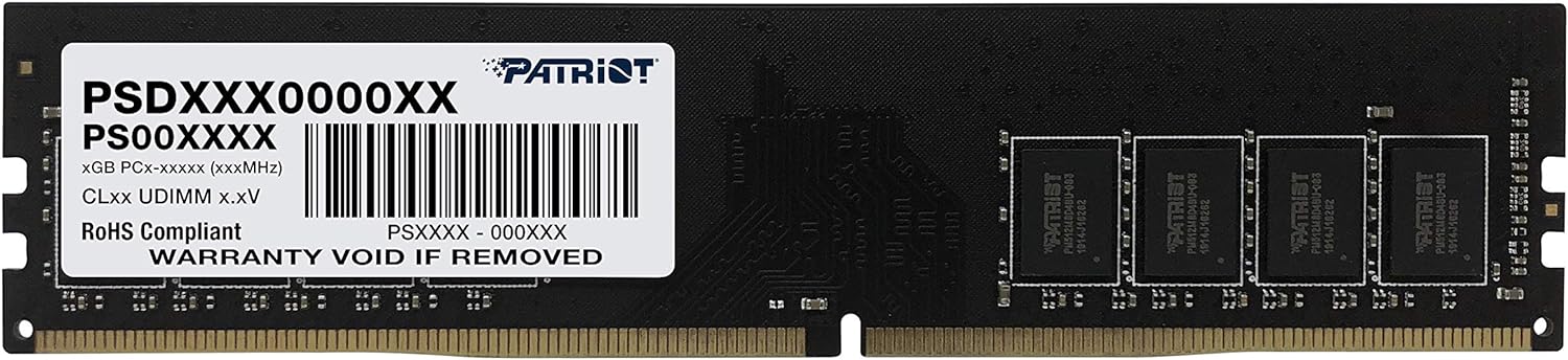 זיכרון פנימי למחשב נייח Patriot Signature Line DDR4 16GB PSD416G320081