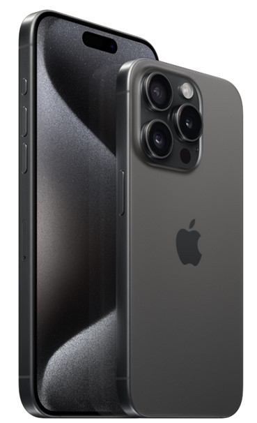 אייפון Apple iPhone 15 Pro Max 256GB MU773HX בצבע Black Titanium - שנה אחריות יבואן רשמי