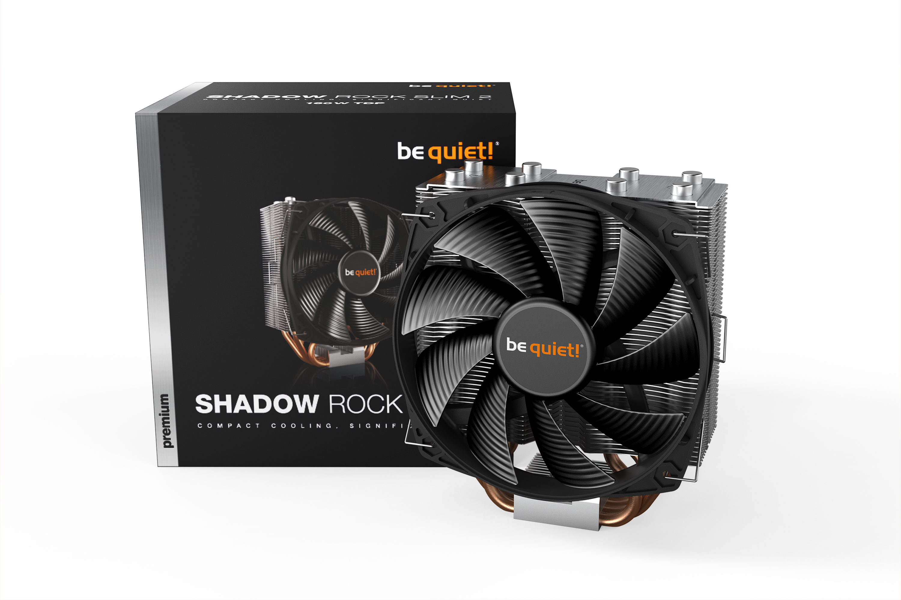 be quiet! cpu cooling shadow rock slim 2 bk032