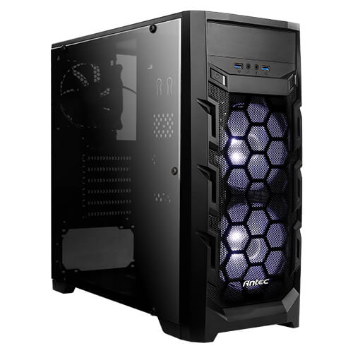 מארז מחשב Antec Case GX202W White Led - שחור