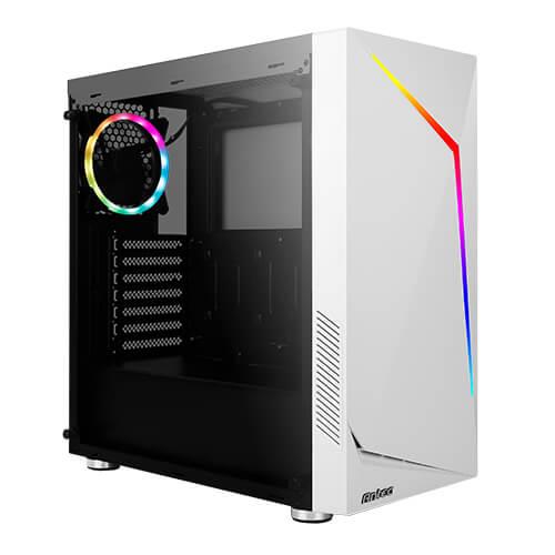 מארז מחשב ללא ספק Antec NX300 White בצבע לבן