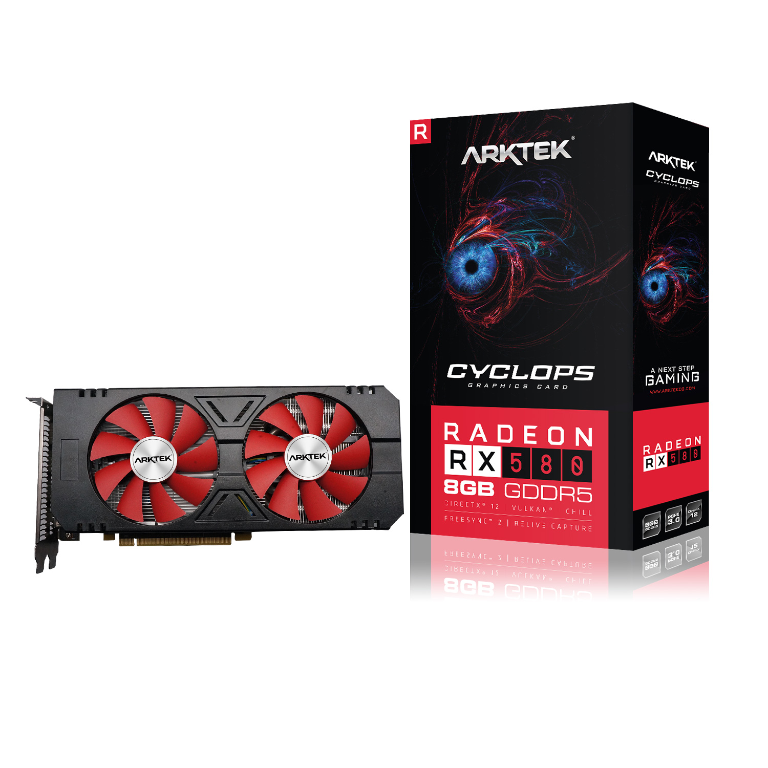 arktek rx 580 8gb ddr5 256bit