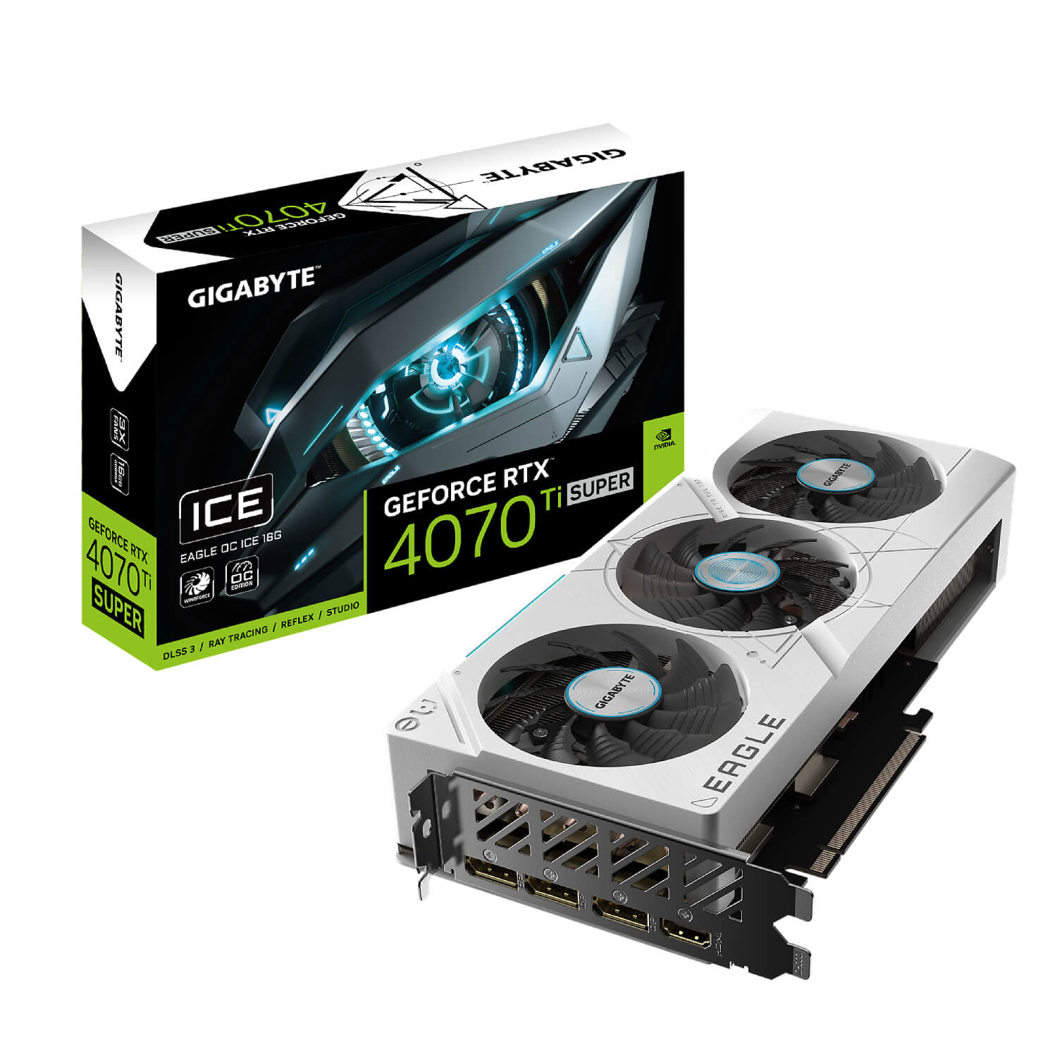 gigabyte rtx 4070 ti super gv-n407tseagleoc ice-16gd