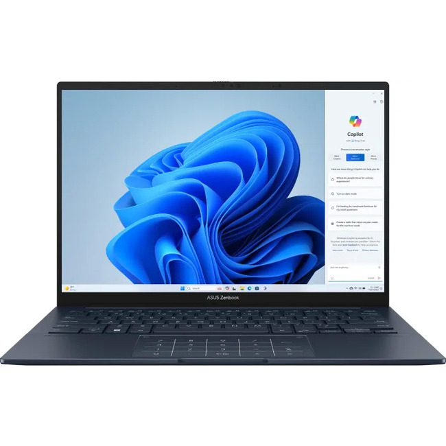 מחשב נייד Asus Zenbook 14 OLED Ultra 5 Processor, 16GB RAM, 512GB SSD UX3405MA-PP280W - צבע כחול