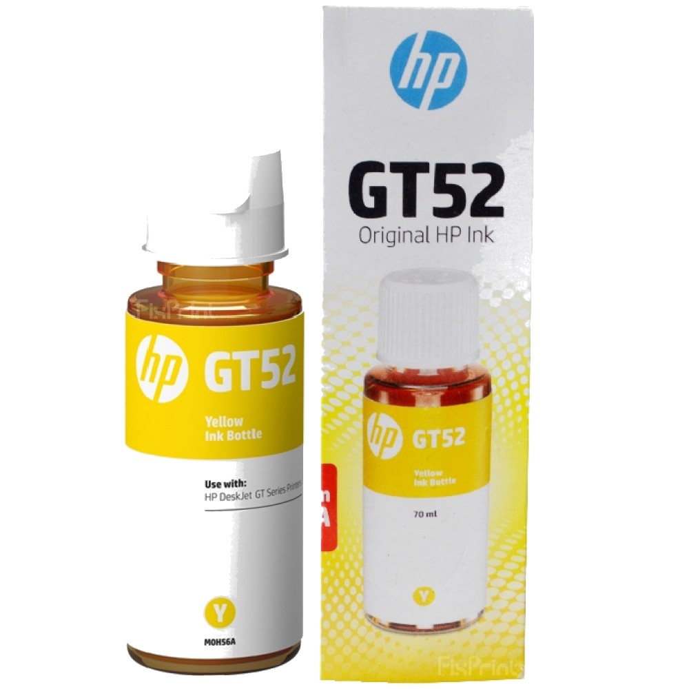 בקבוק דיו צהוב מקורי HP GT52 M0H56AE