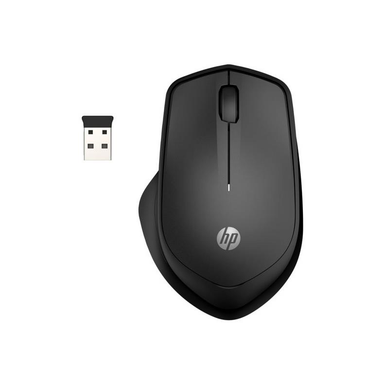 עכבר אלחוטי HP 285 Silent Wireless Mouse 6G4E6AA - שחור