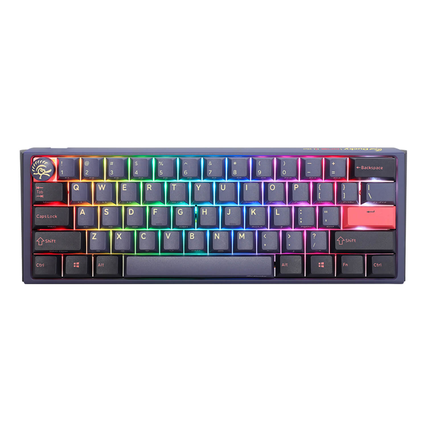 מקלדת מכנית ducky one 3 mini cosmic cherry brown switch