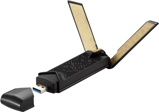מתאם רשת אלחוטי Asus USB-AX56 802.11ax Dual-band AX1800 USB WiFi