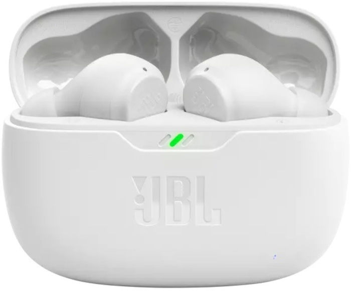 אוזניות אלחוטיות JBL Wave Beam TWS - בצבע לבן