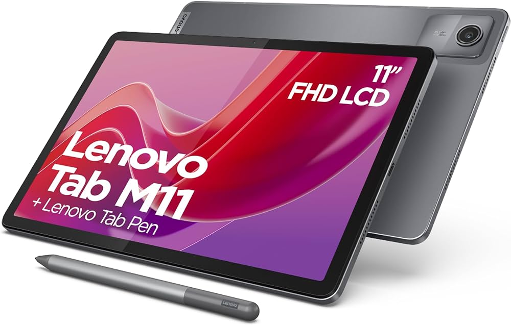 טאבלט Lenovo TAB M11 TB330FU 4GB/128GB ‎WiFi ZADA0093IL - אפור