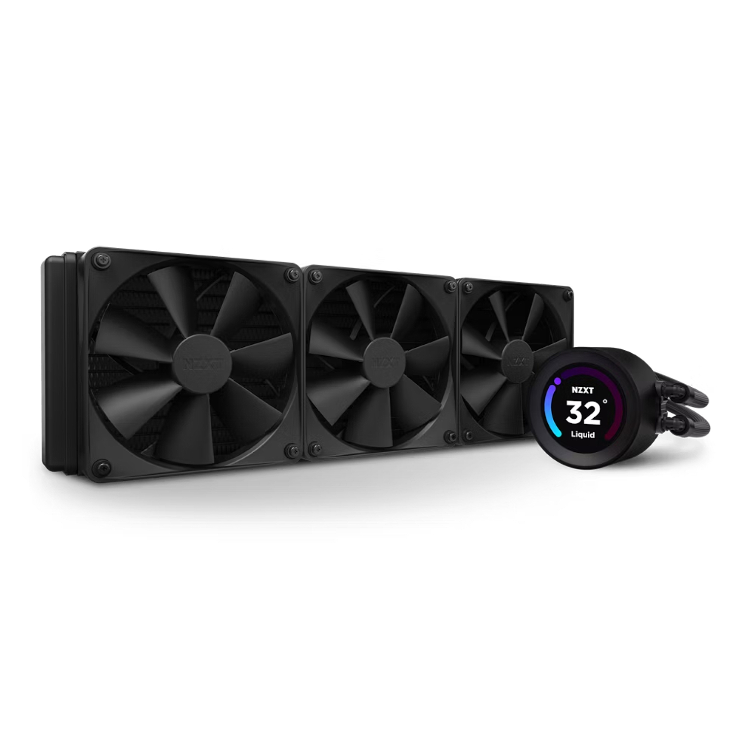 קירור נוזלי nzxt kraken elite 360 aio with lcd display