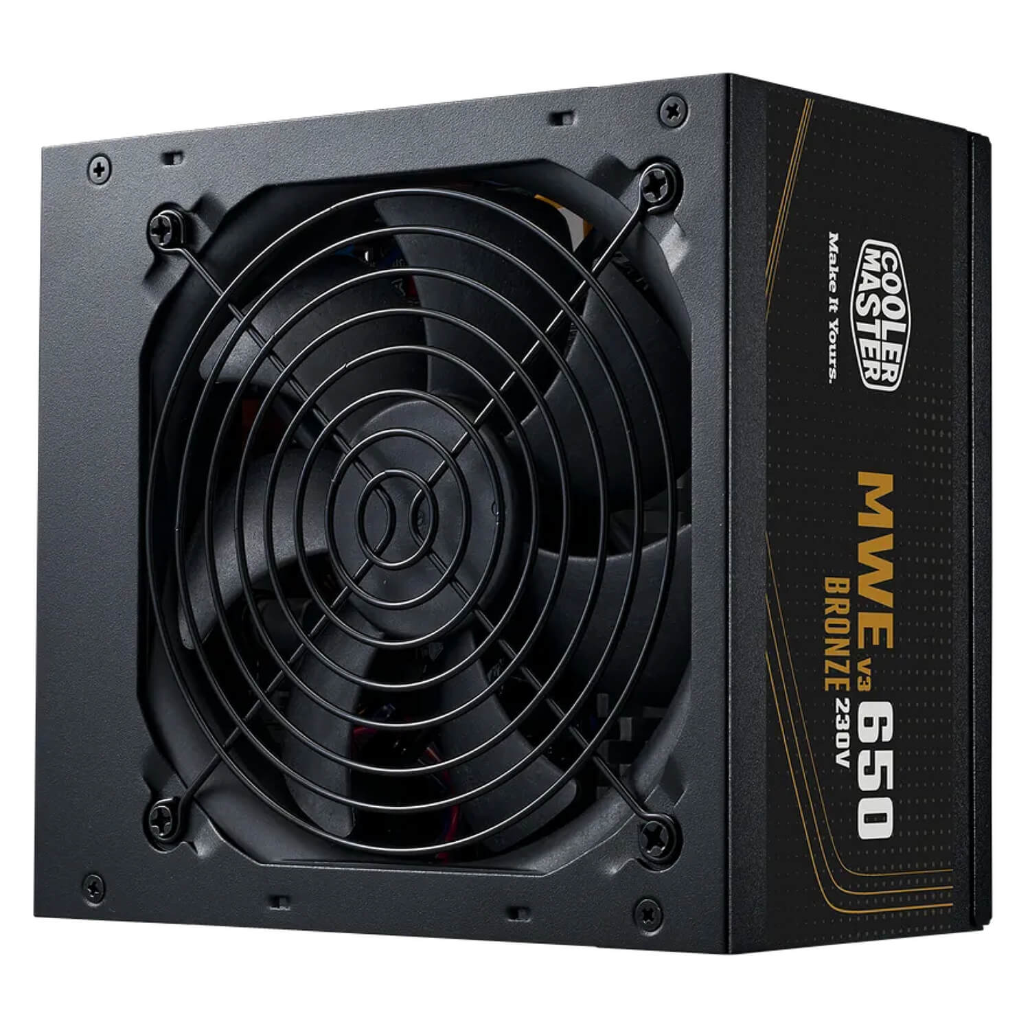 ספק כוח coolermaster 650w mwe v3 230v (atx 3.1) bronze