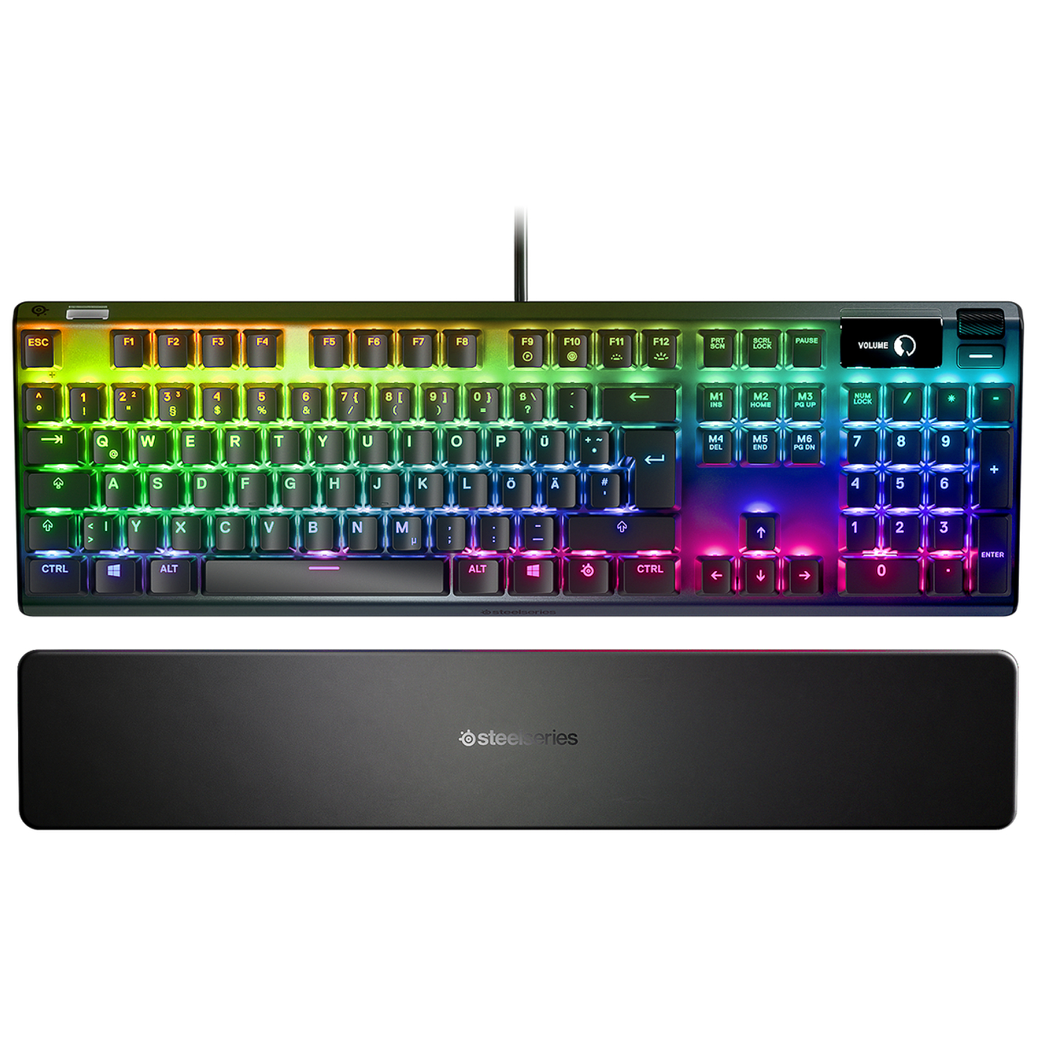 מקלדת גיימינג מכאנית - מקלדת באנגלית בלבד steelseries apex pro us