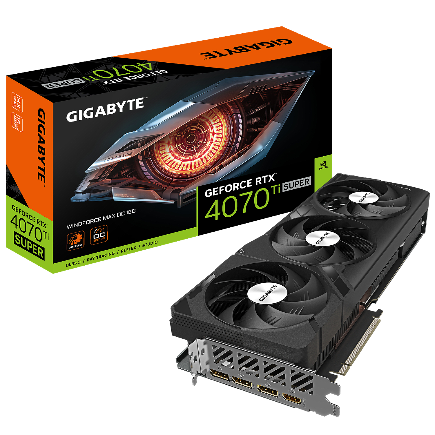 gigabyte rtx­­ 4070 ti super windforce max oc 16g gv-n407tswf3max oc-16gd