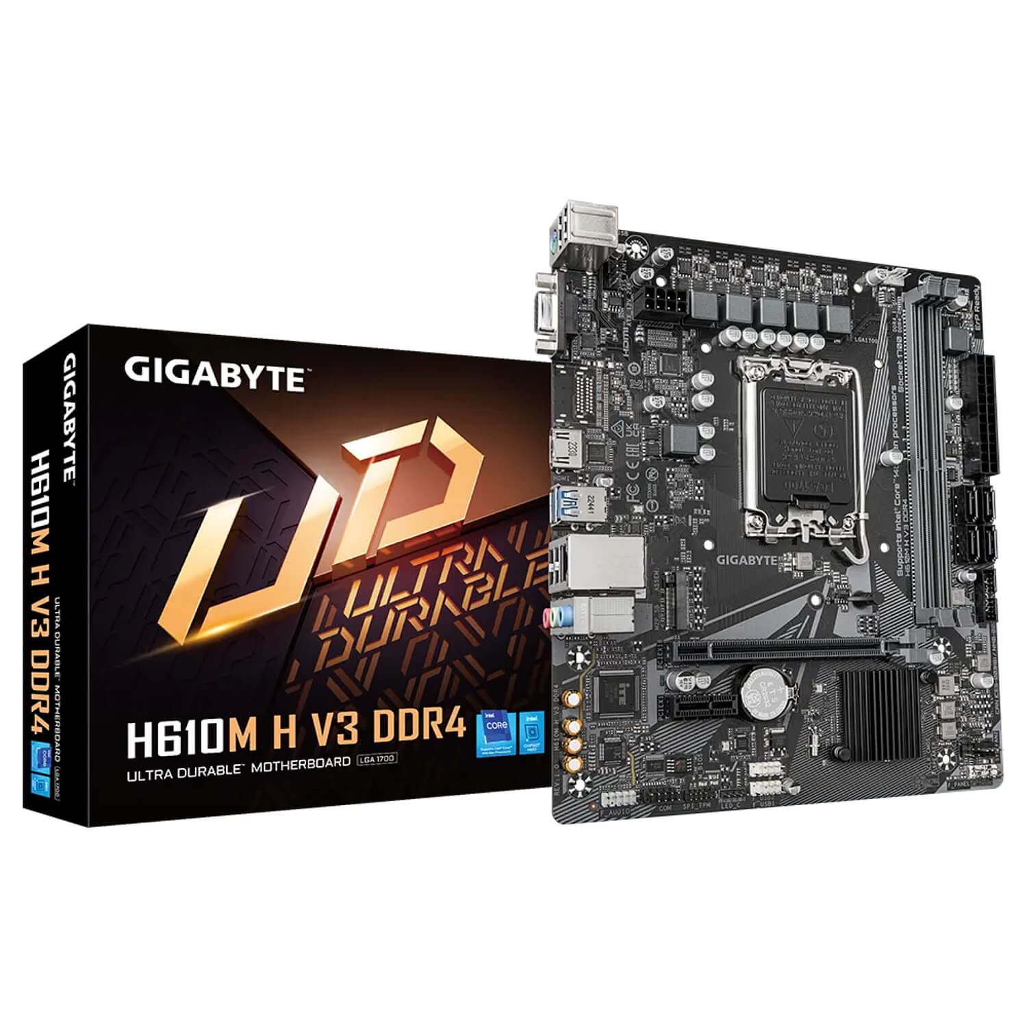 לוח אם Gigabyte H610M H V3 DDR4 GH610MHV3DDR4