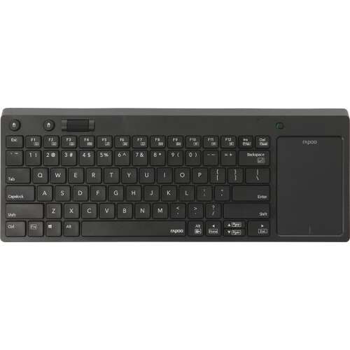 מקלדת אלחוטית Rapoo 2.4GHz Touchpad K2800 צבע שחור