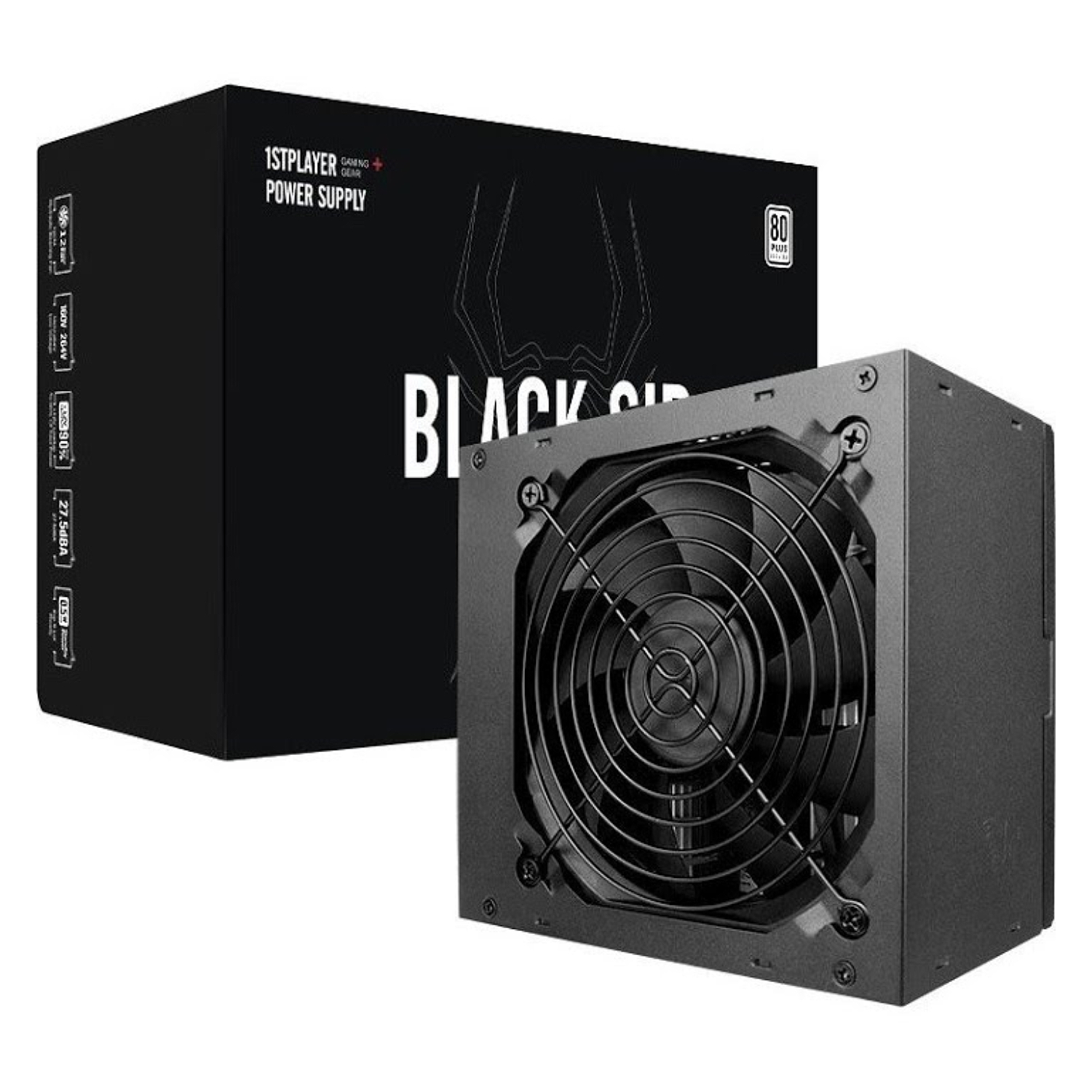 ספק כוח +1stplayer black sir 600w 80
