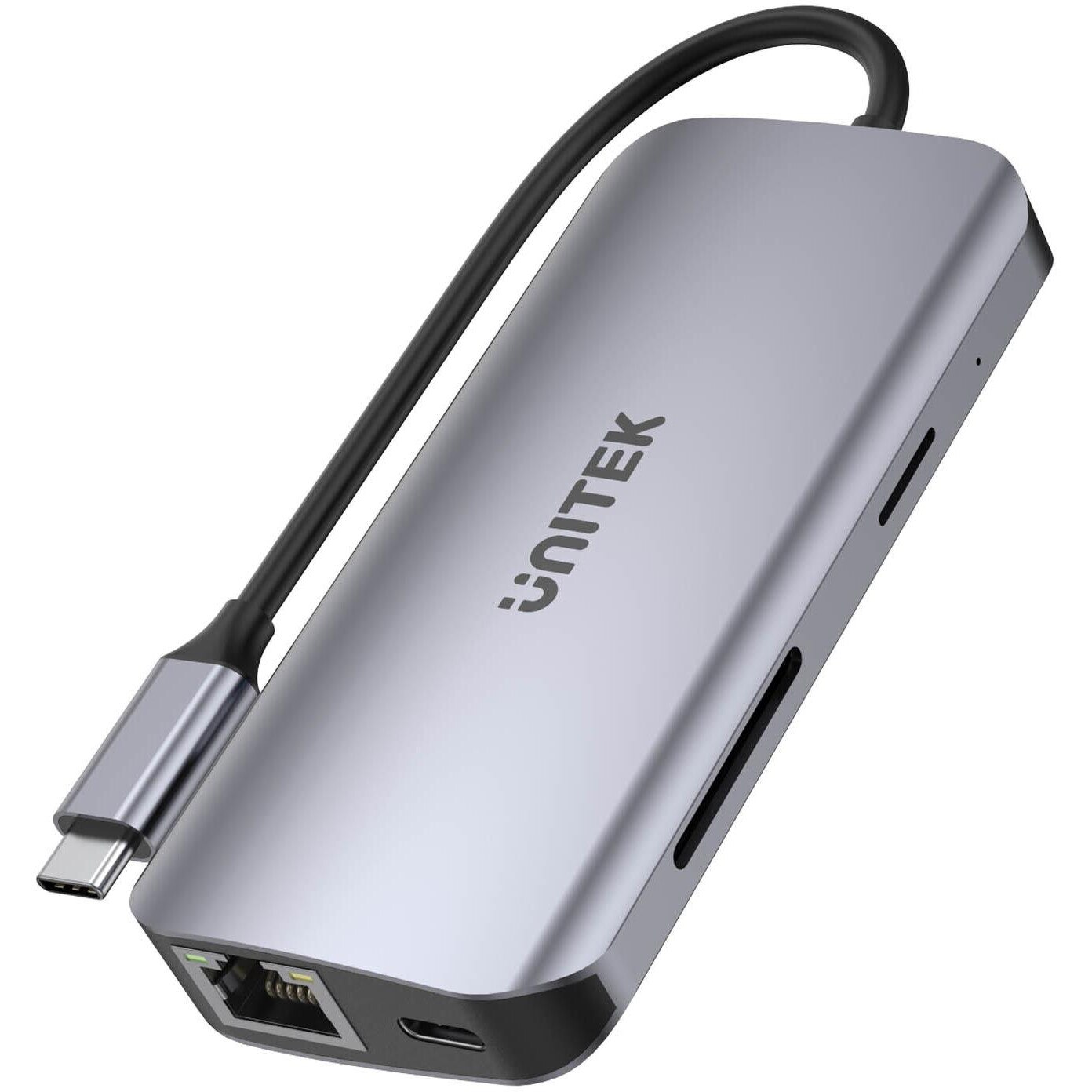תחנת עגינה Unitek 8-in-1 USB-C Hub D1122A01