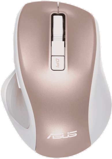 עכבר אלחוטי Asus MW202 90XB066N-BMU020 - צבע זהב ורוד
