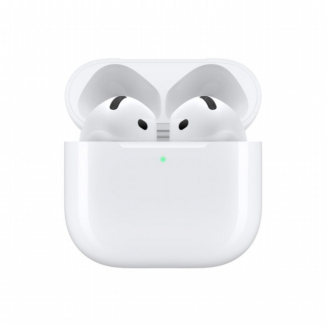 אוזניות אלחוטיות Apple AirPods 4 MXP63ZM/A - עם מארז טעינה בחיבור Type-C