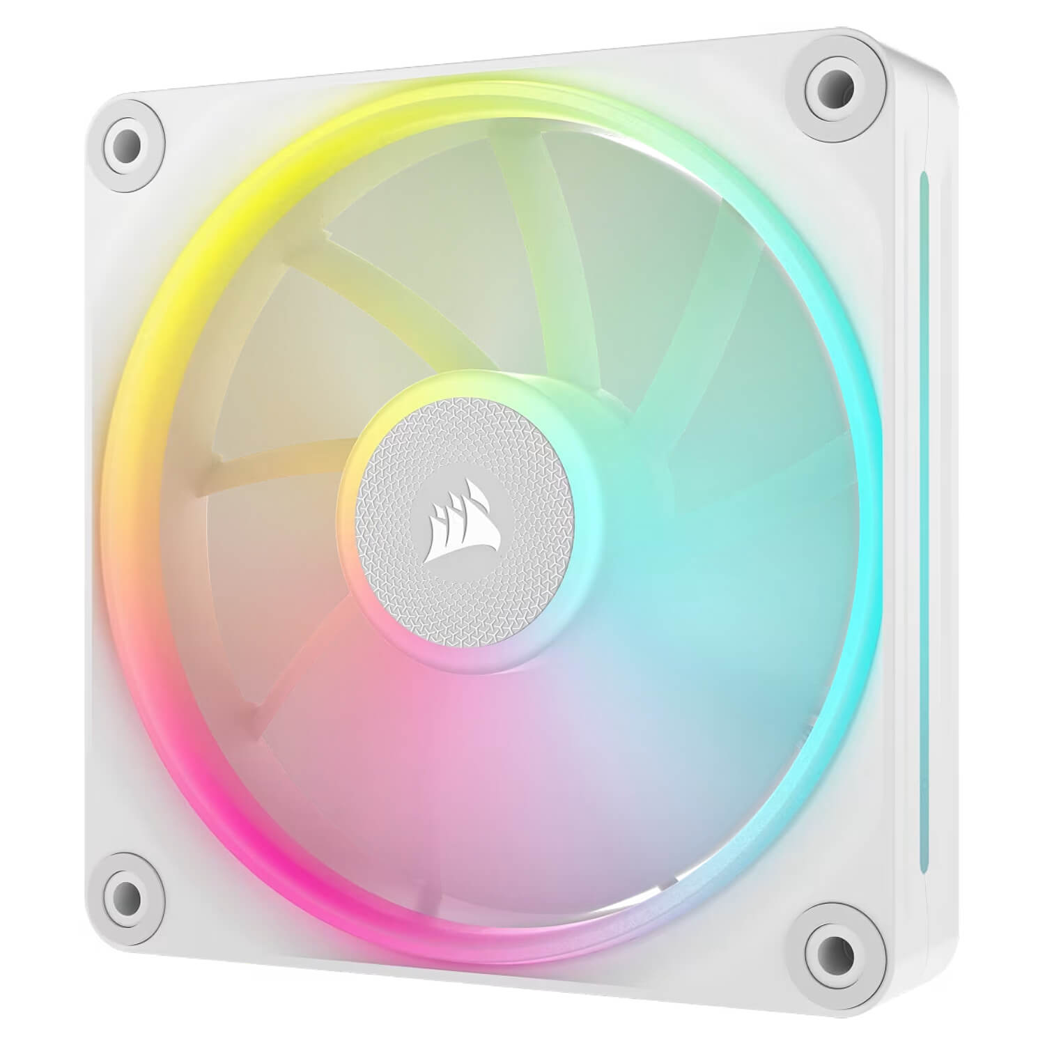 corsair icue link lx120 rgb pwm 120mm white fan expansion