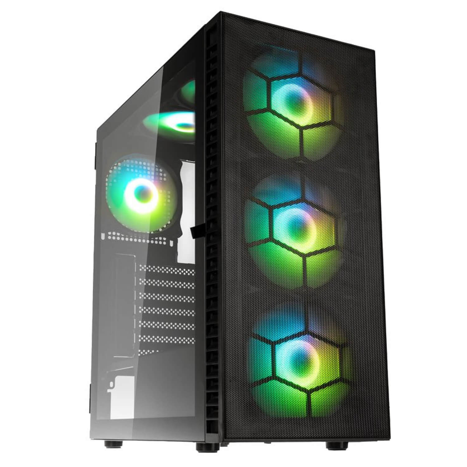 מארז מחשב kolink observatory hf plus mesh argb