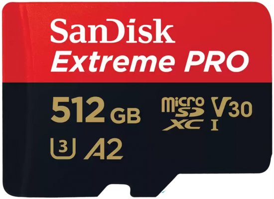 כרטיס זיכרון SanDisk Extreme Pro microSDHC 512GB SDSQXCD-512G-GN6MA