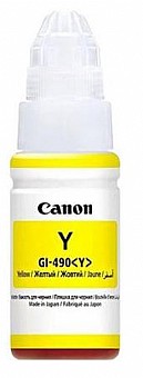 בקבוק דיו צהוב מקורי Canon GI-490Y