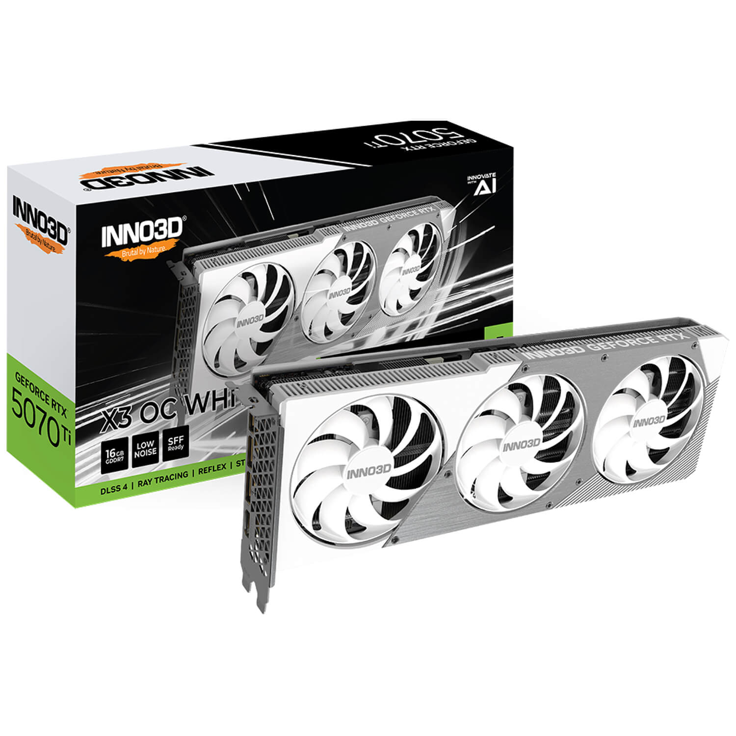 inno3d geforce rtx 5070 ti x3 oc white