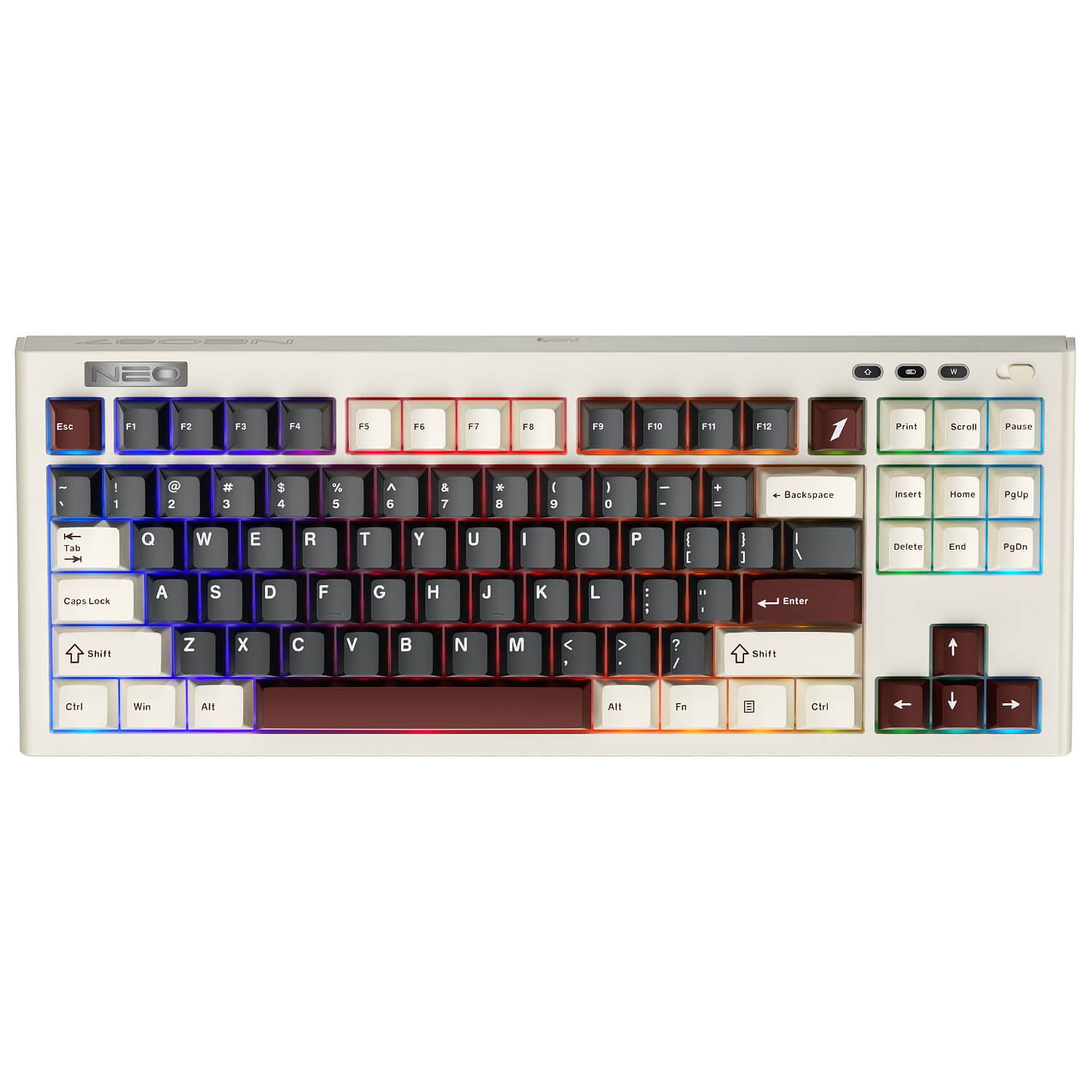 מקלדת גיימינג מכאנית 1stplayer neo87 rgb rome