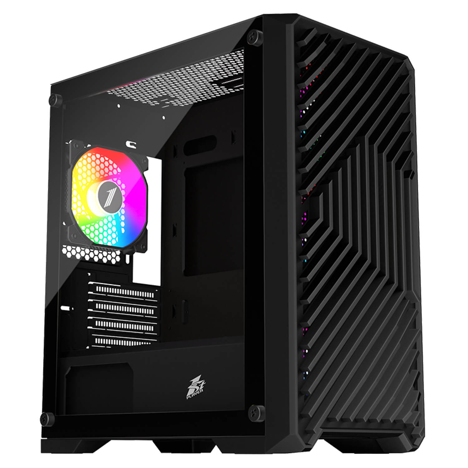 מארז מחשב  1stplayer t5 4x argb 120mm black
