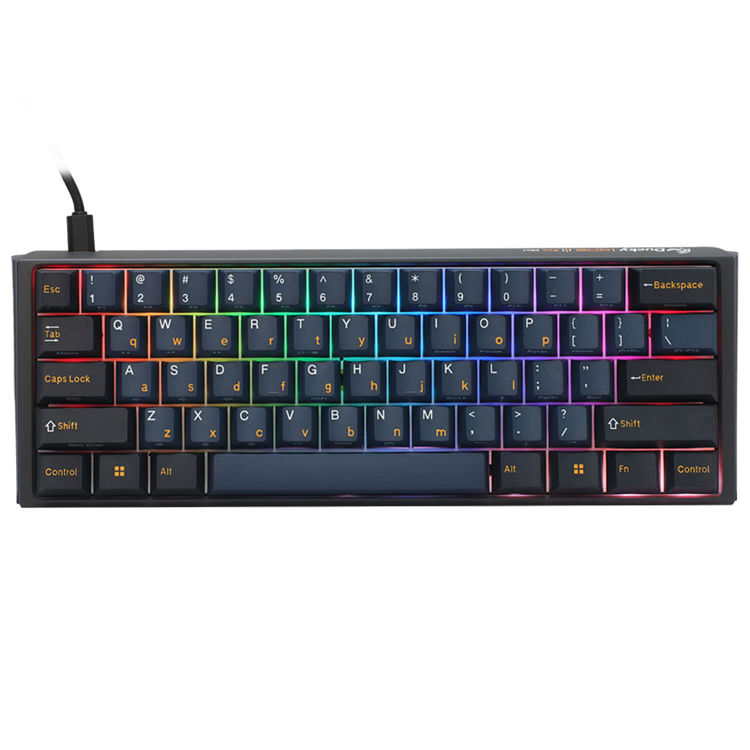 מקלדת מכנית ducky one 3 pro mini nazca line cherry red switch