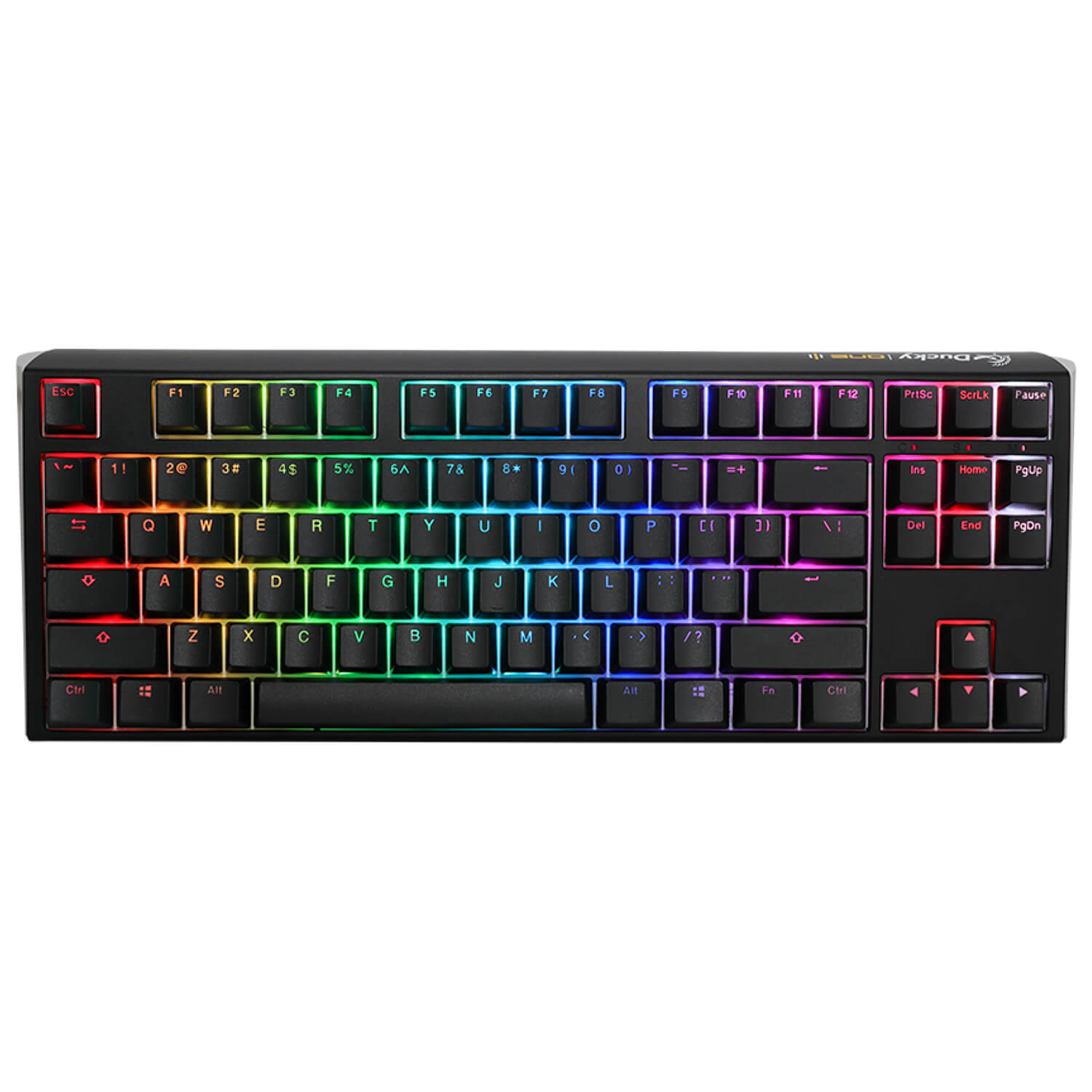מקלדת מכנית ducky one 3 rgb tkl cherry silver switch