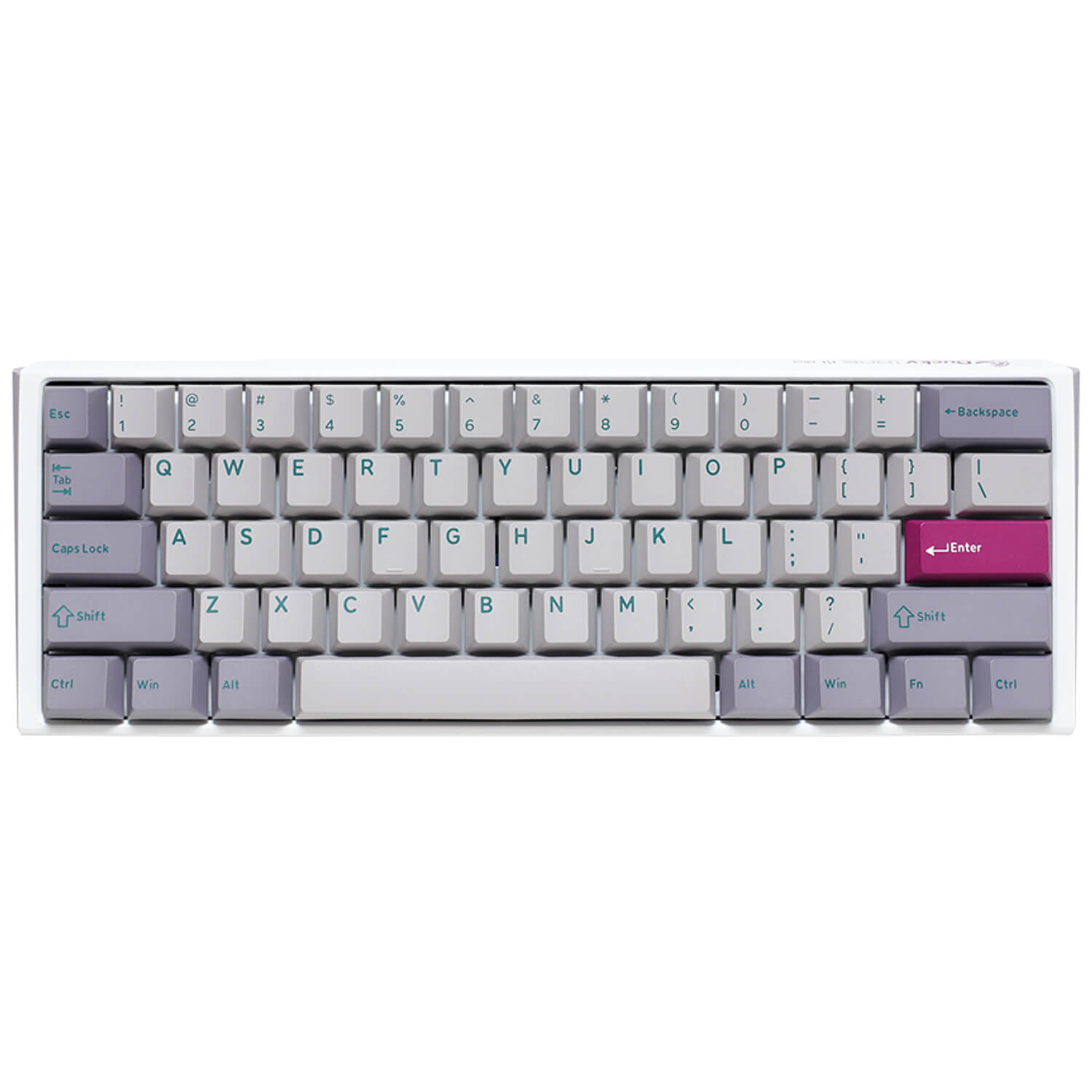 מקלדת מכנית ducky one 3 mini mist grey cherry speed silver switch