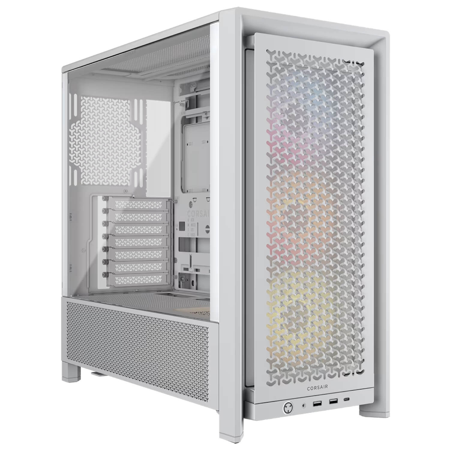 מארז מחשב corsair frame 4000d rs argb modular white