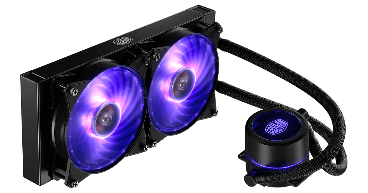קירור מים CoolerMaster 240L Core ARGB MLW-D24M-A18PA-R1