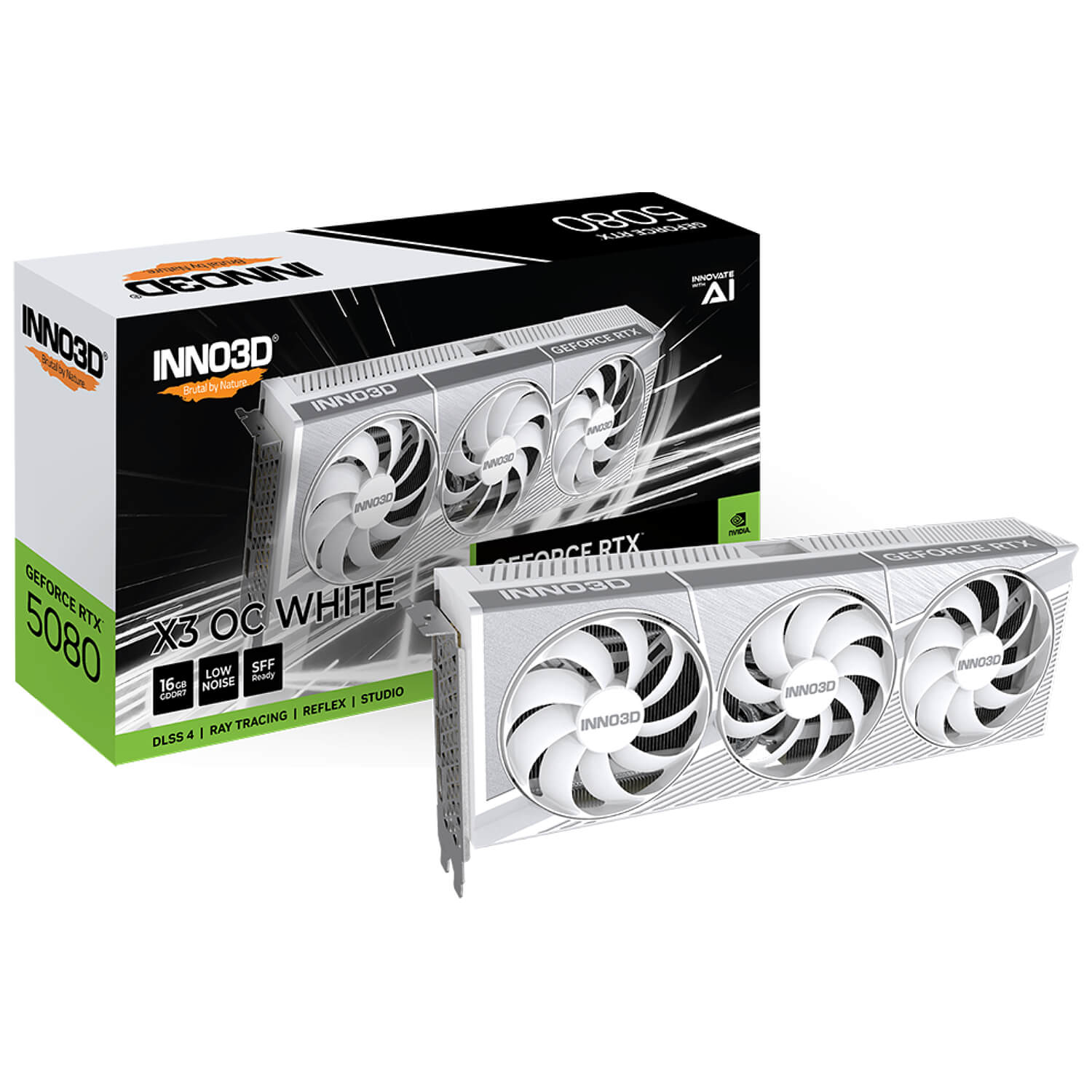inno3d geforce rtx 5080 x3 oc 16gb white