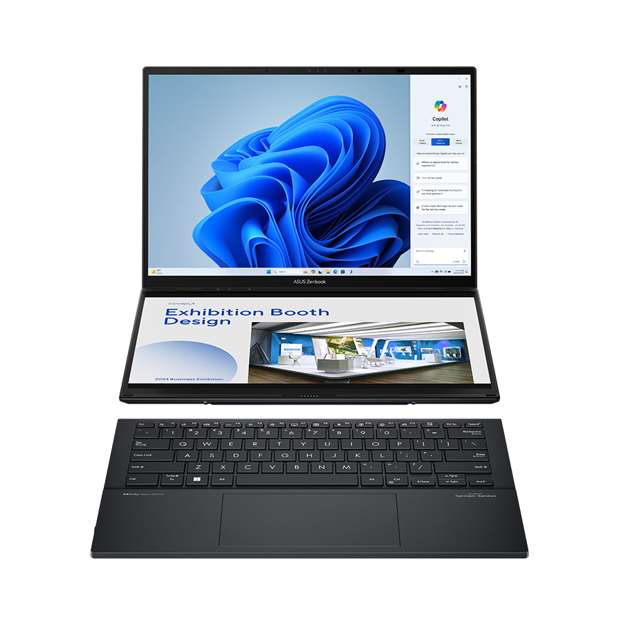 מציאון- מחשב נייד Asus Zenbook 14 OLED Ultra 9 Processor, 32GB, 2TB SSD UX8406MA-PZ051W - צבע שחור