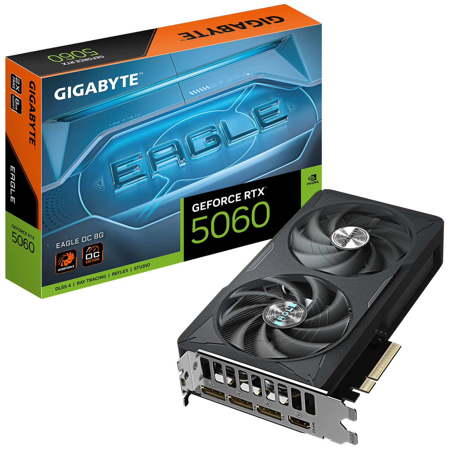 gigabyte geforce rtx 5060 eagle oc 8g gv-n5060eagle oc-8gd