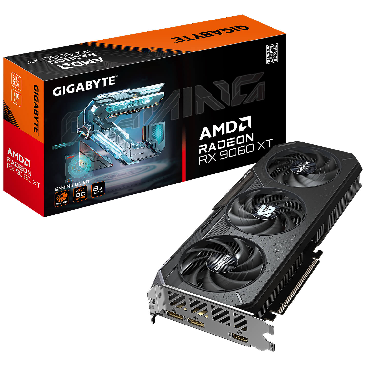 gigabyte radeon rx 9060 xt gaming oc 8g gv-r9060xtgaming