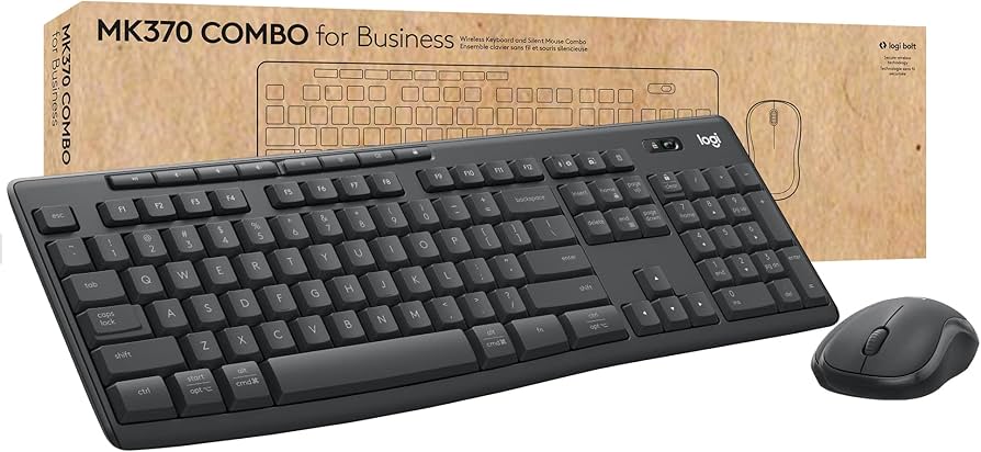 סט מקלדת + עכבר אלחוטי Logitech MK370 Combo For Business