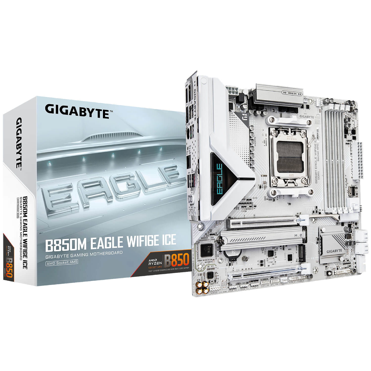 gigabyte b850m eagle wifi6e ice